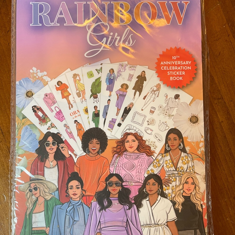 Rongrong Rainbow Girls 10th Anniversary Celebration Sticker Book
